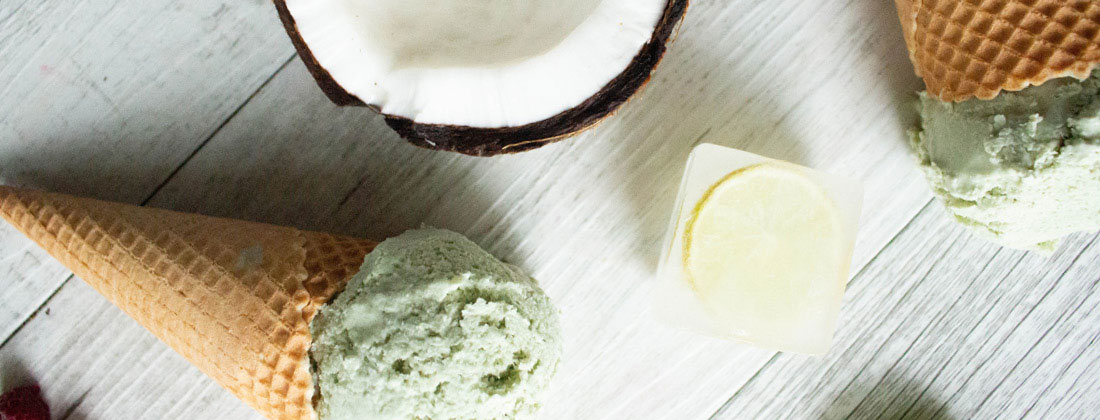 Coconut and Lime Ice-cream