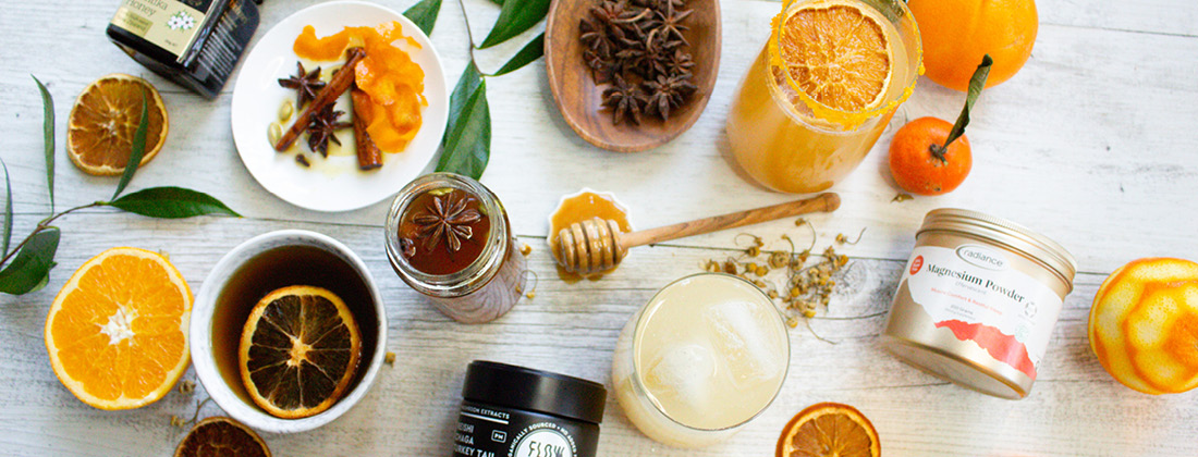 functional sleepy mocktails with spiced orange honey recipe on HealthPost